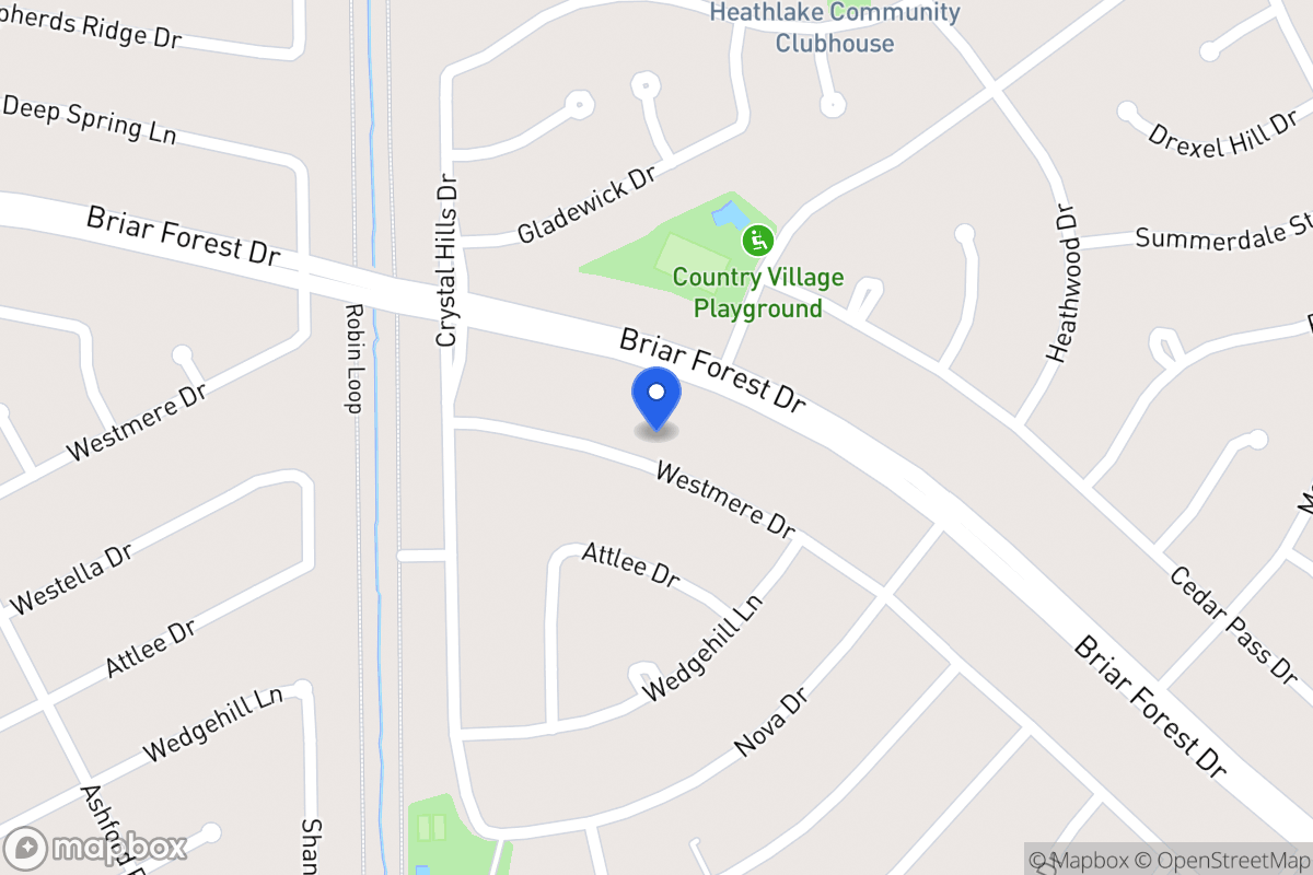Map of 12130 Westmere Dr, Houston
