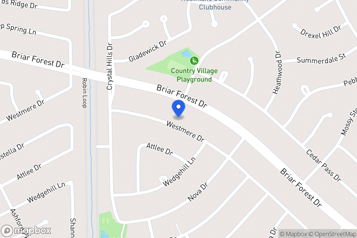 Map of 12122 Westmere Dr, Houston