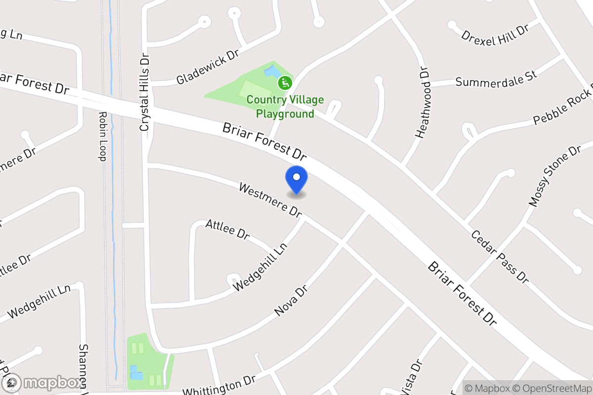 Map of 12106 Westmere Dr, Houston