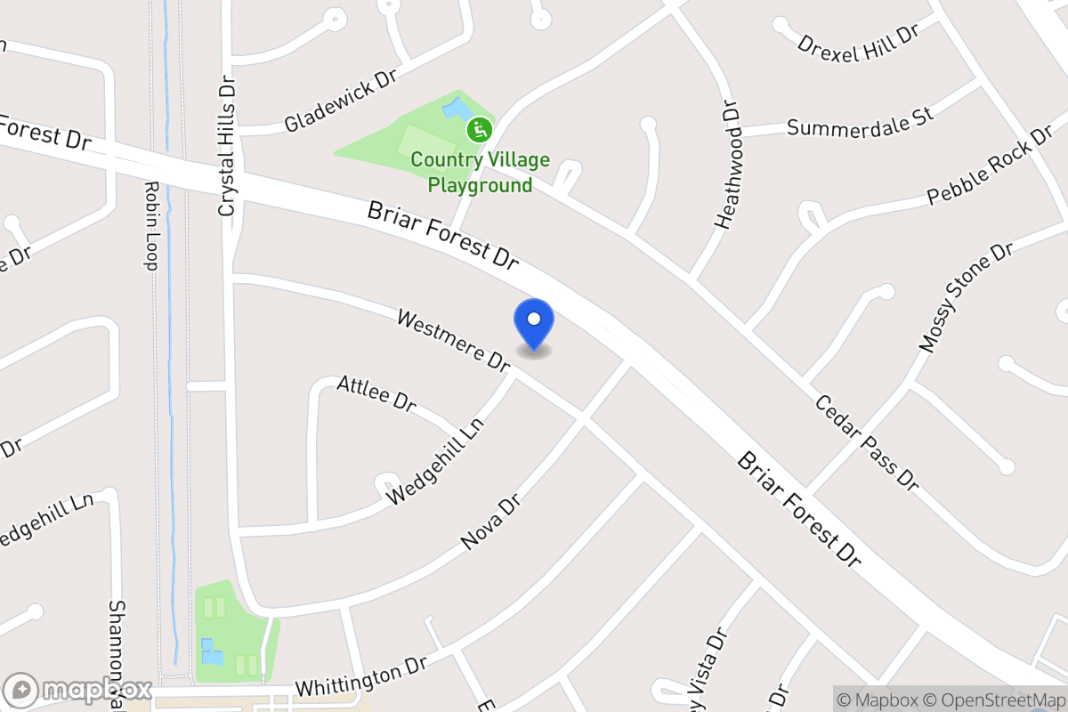 Map of 12014 Westmere Dr, Houston