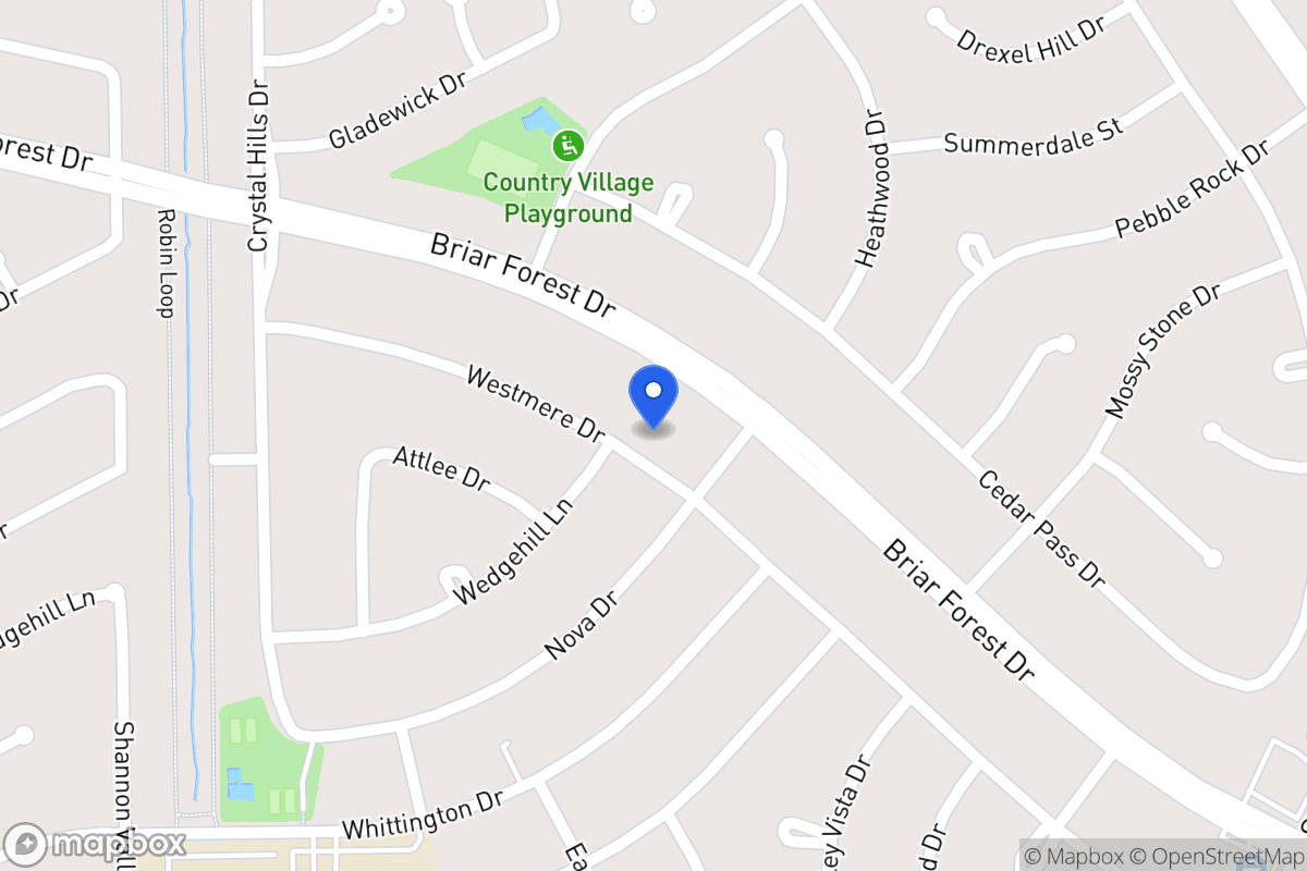 Map of 12010 Westmere Dr, Houston