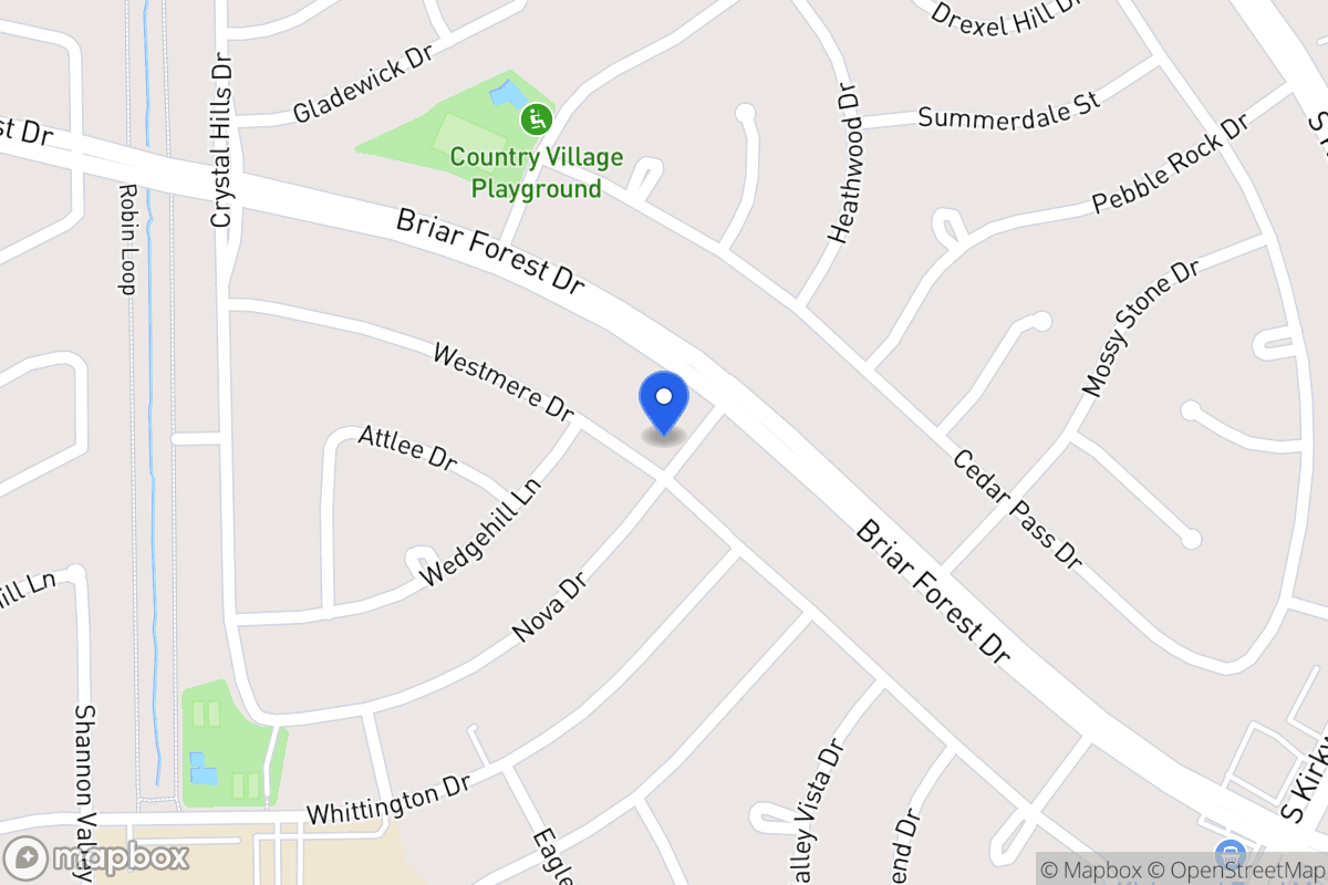 Map of 12002 Westmere Dr, Houston