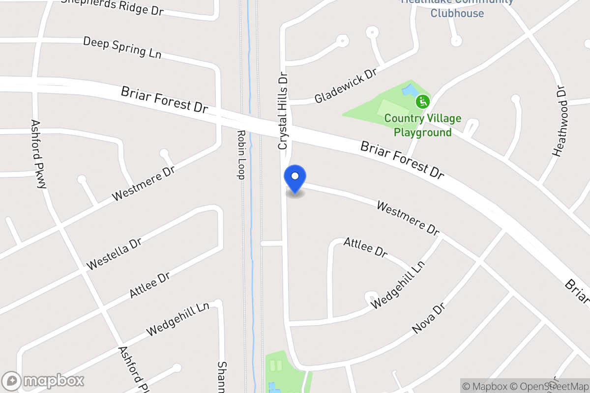Map of 12231 Westmere Dr, Houston
