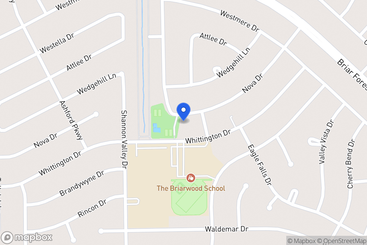 Map of 12211 Nova Dr, Houston