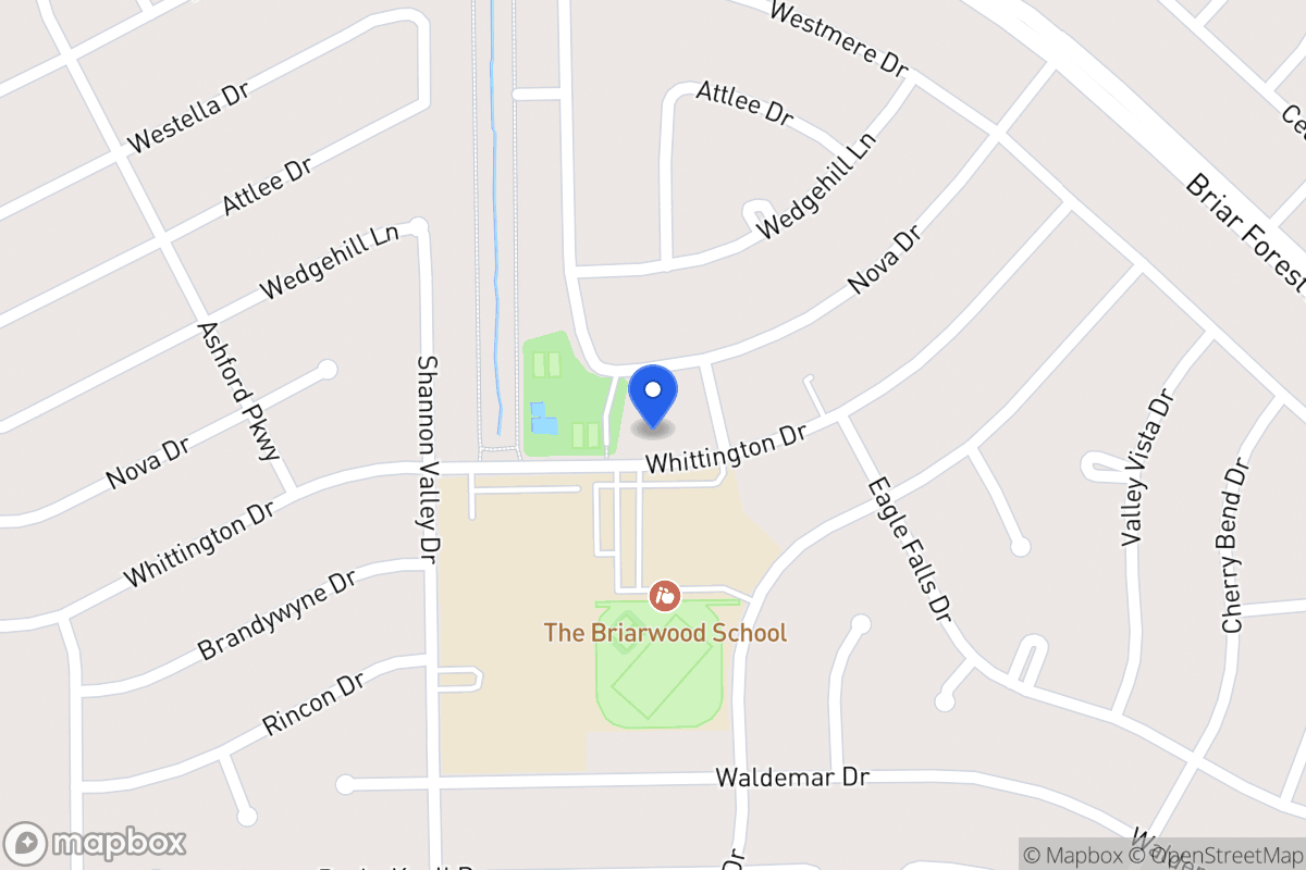 Map of 12210 Whittington Dr, Houston