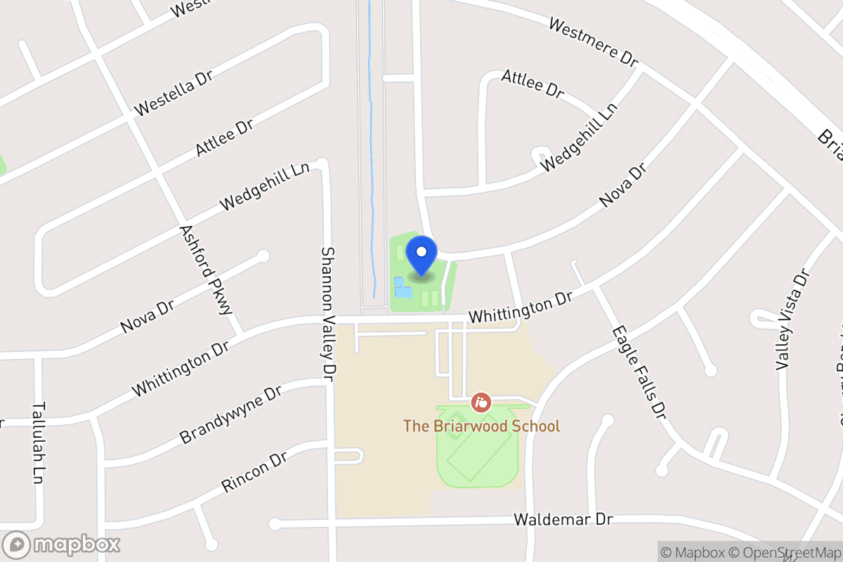 Map of 1708 Crystal Hills Dr, Houston