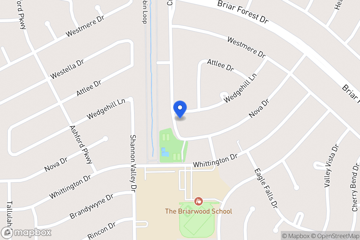Map of 12215 Wedgehill Ln, Houston