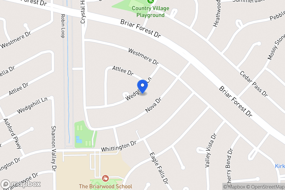 Map of 12027 Wedgehill Ln, Houston