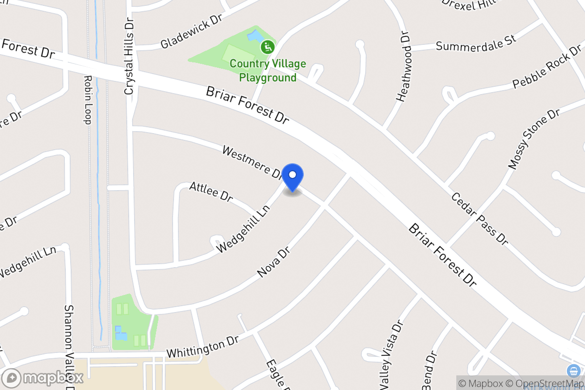 Map of 12003 Wedgehill Ln, Houston