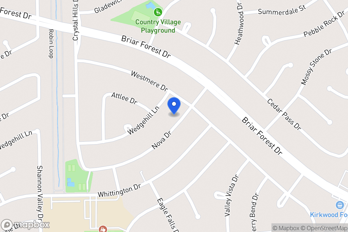 Map of 12010 Nova Dr, Houston