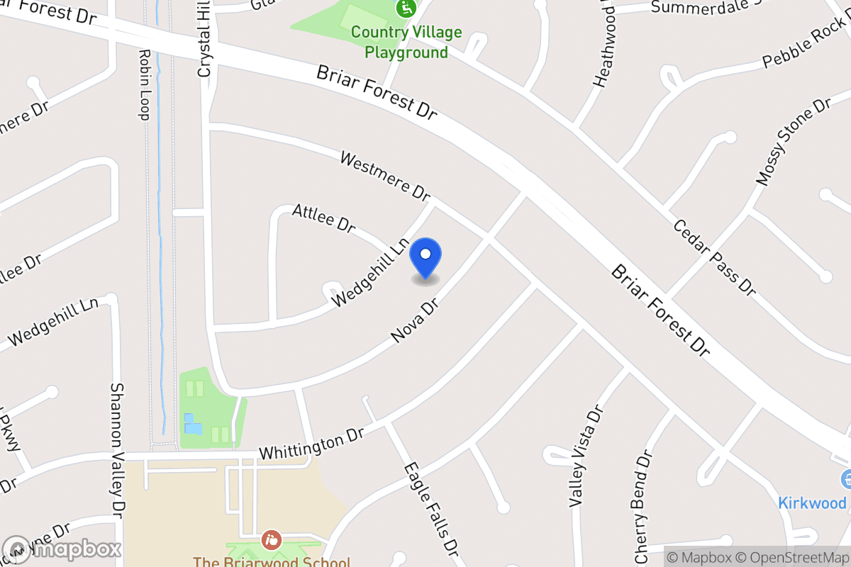Map of 12018 Nova Dr, Houston