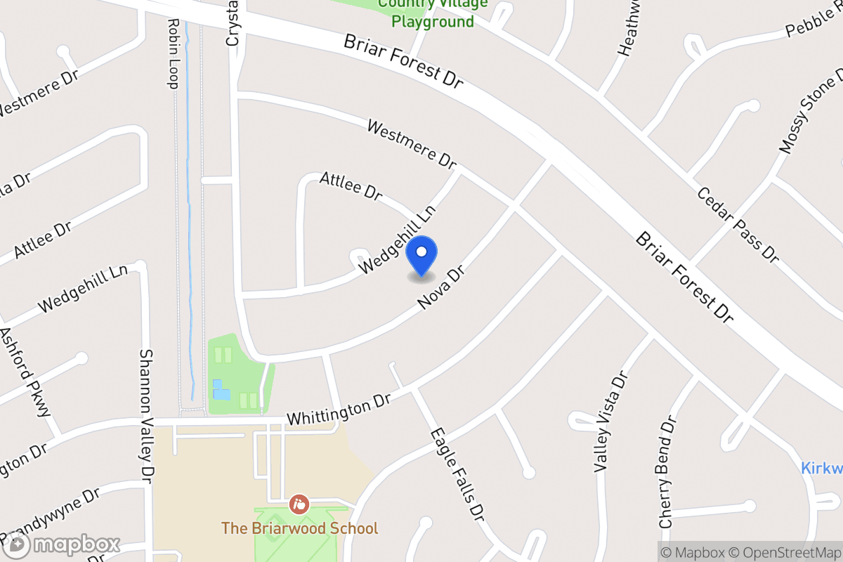 Map of 12030 Nova Dr, Houston
