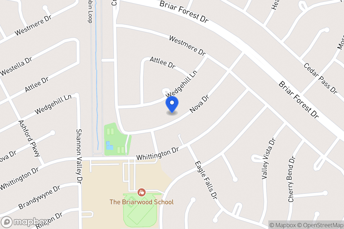 Map of 12114 Nova Dr, Houston