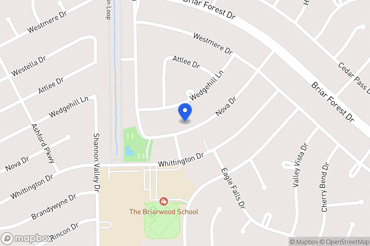 Map of 12122 Nova Dr, Houston