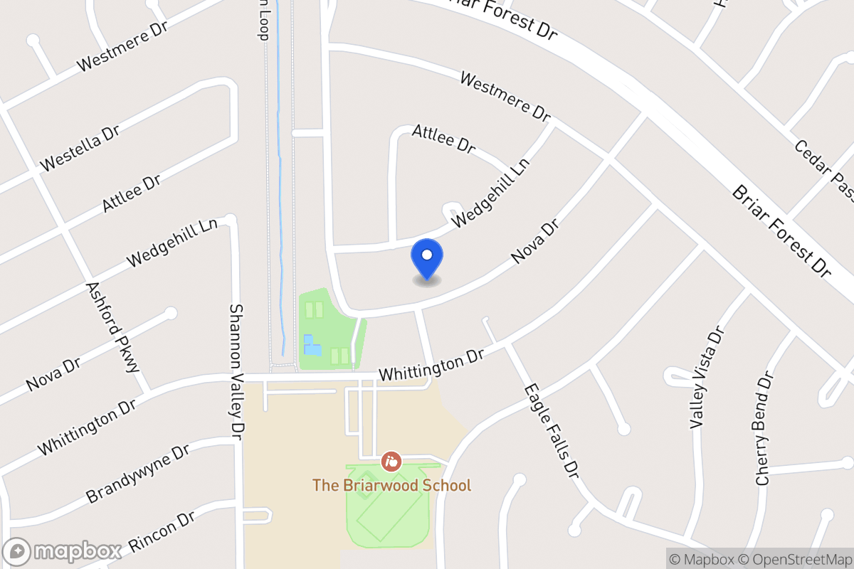 Map of 12126 Nova Dr, Houston