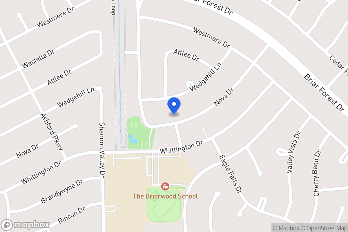 Map of 12130 Nova Dr, Houston