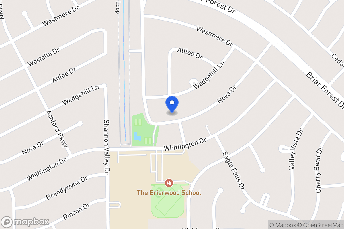 Map of 12202 Nova Dr, Houston