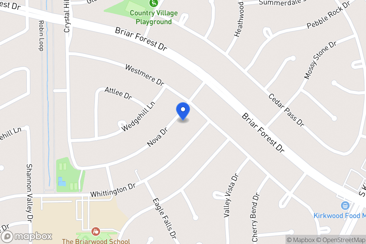 Map of 12011 Nova Dr, Houston