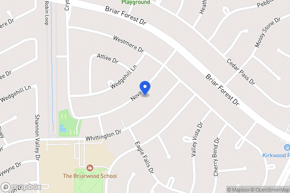 Map of 12027 Nova Dr, Houston