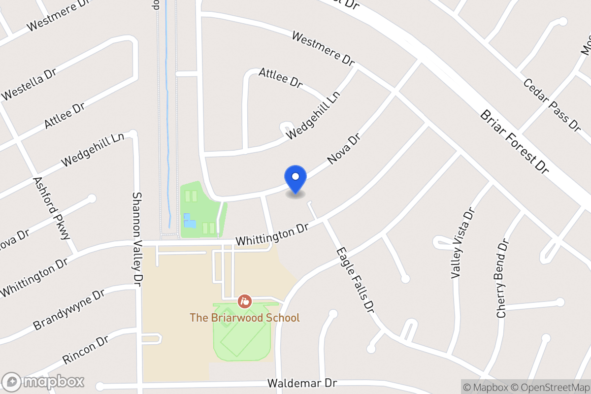Map of 12119 Nova Dr, Houston