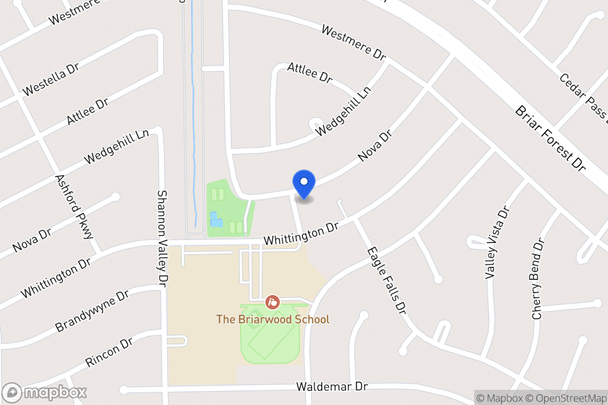 Map of 12127 Nova Dr, Houston