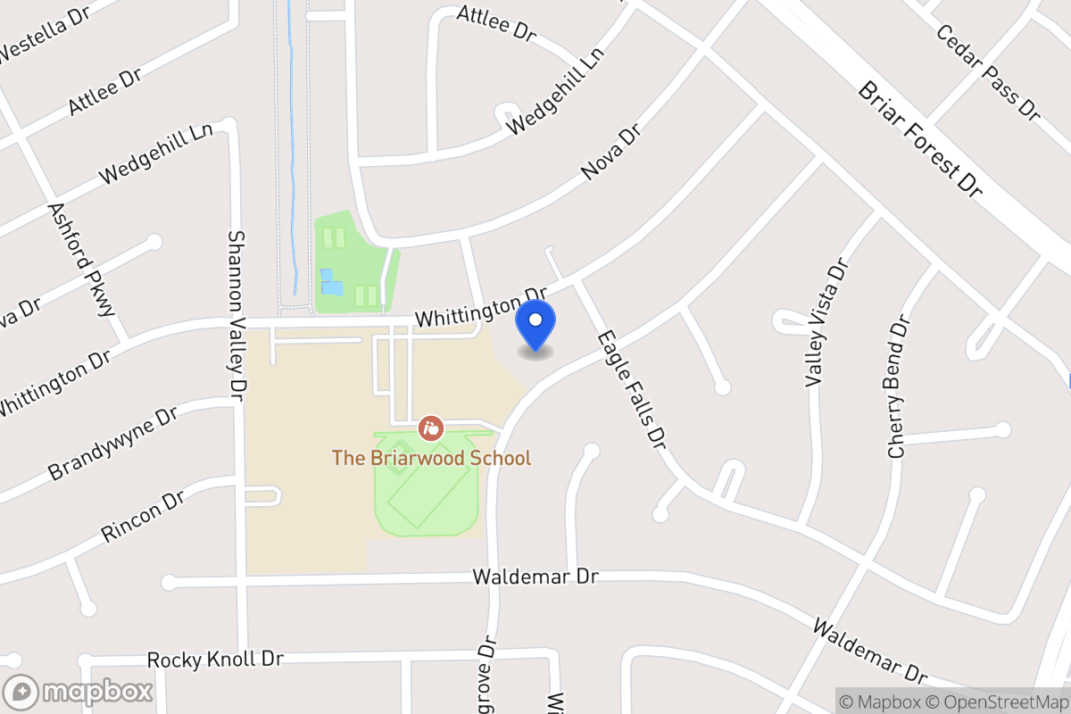 Map of 12114 Sugar Springs Dr, Houston