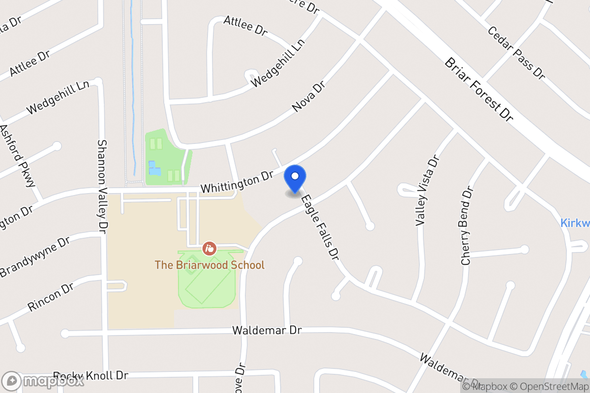 Map of 12102 Sugar Springs Dr, Houston