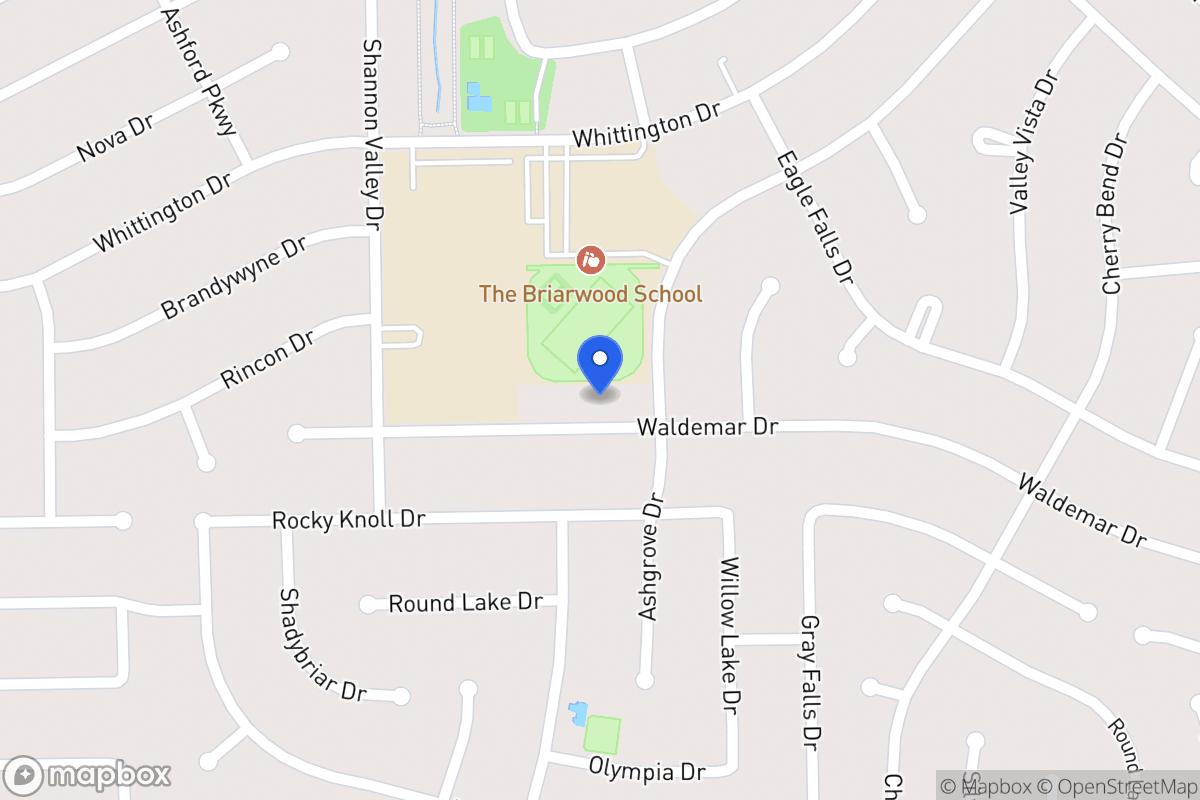 Map of 12210 Waldemar Dr, Houston