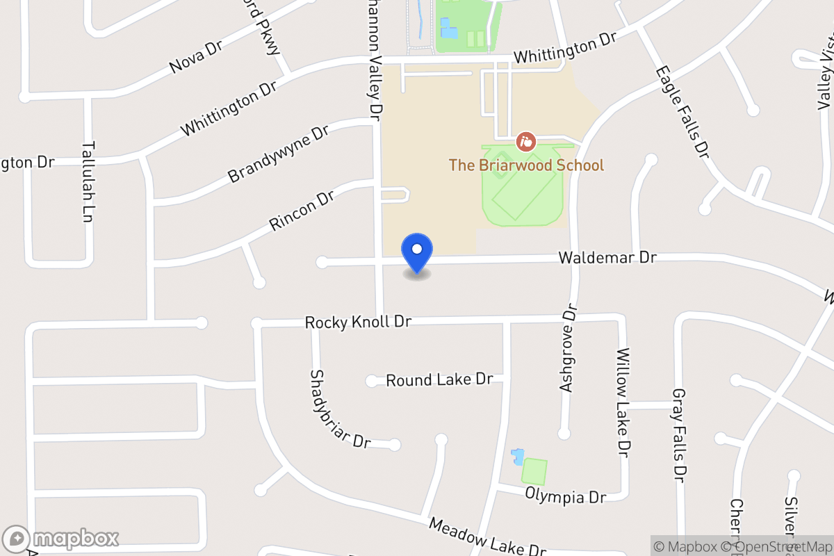 Map of 12241 Waldemar Dr, Houston