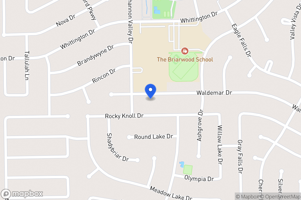 Map of 12239 Waldemar Dr, Houston