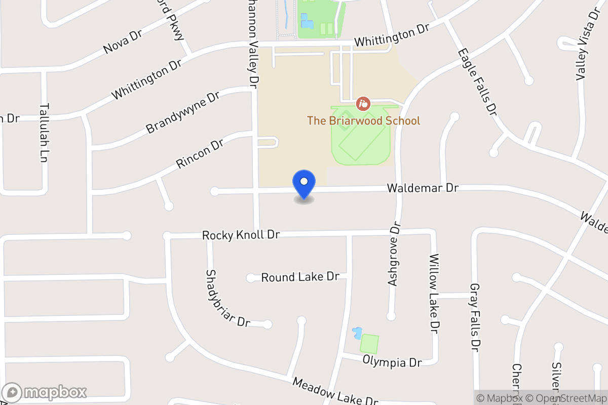 Map of 12235 Waldemar Dr, Houston