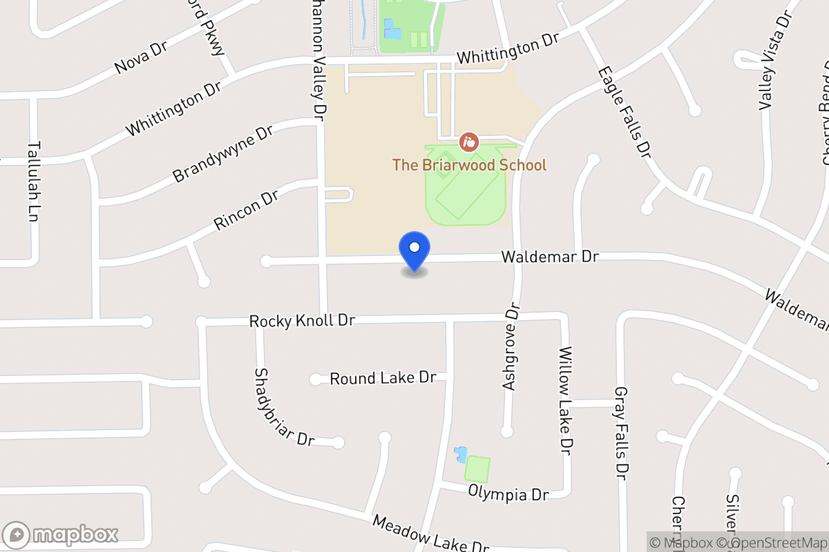 Map of 12227 Waldemar Dr, Houston