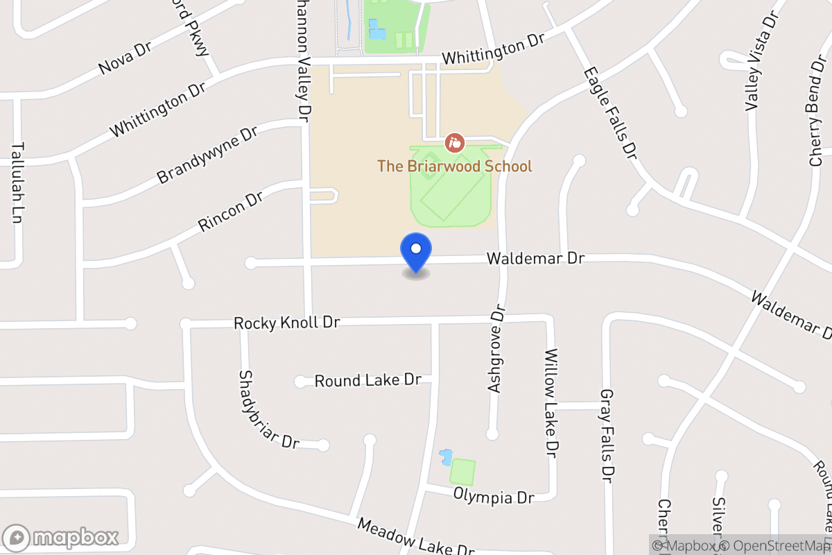 Map of 12223 Waldemar Dr, Houston