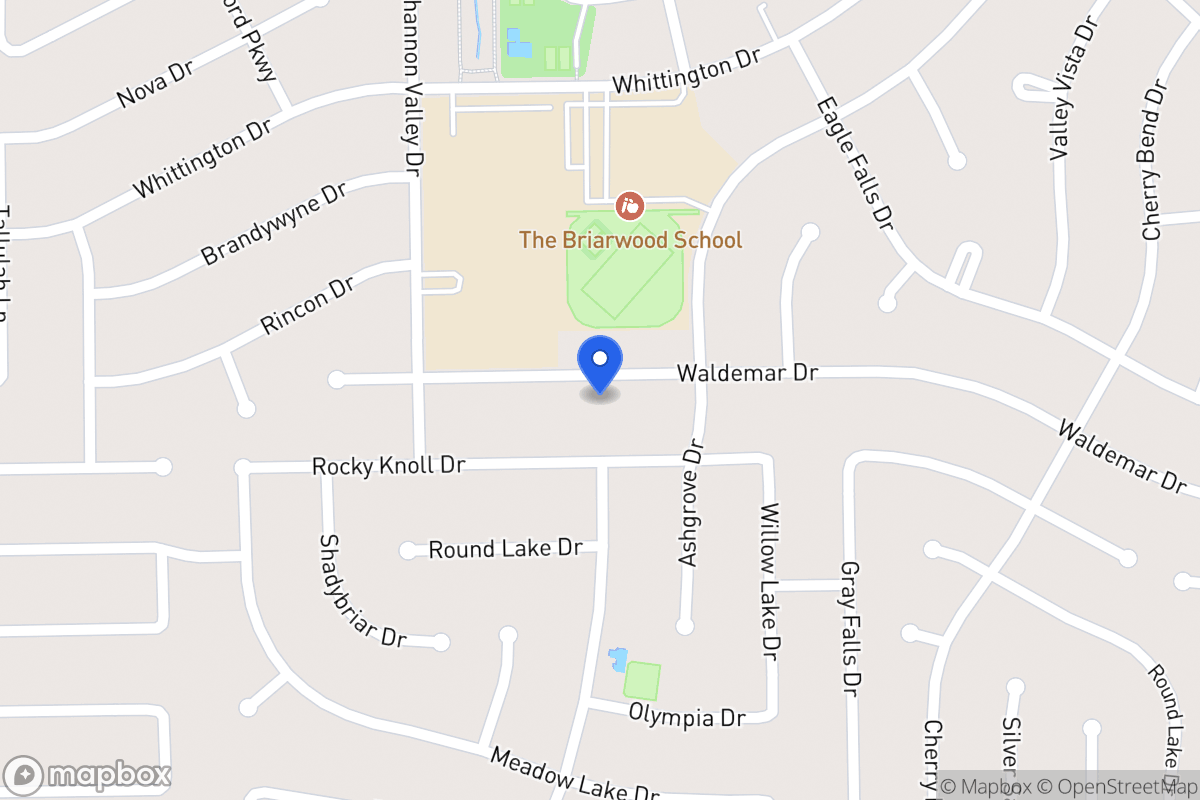 Map of 12219 Waldemar Dr, Houston