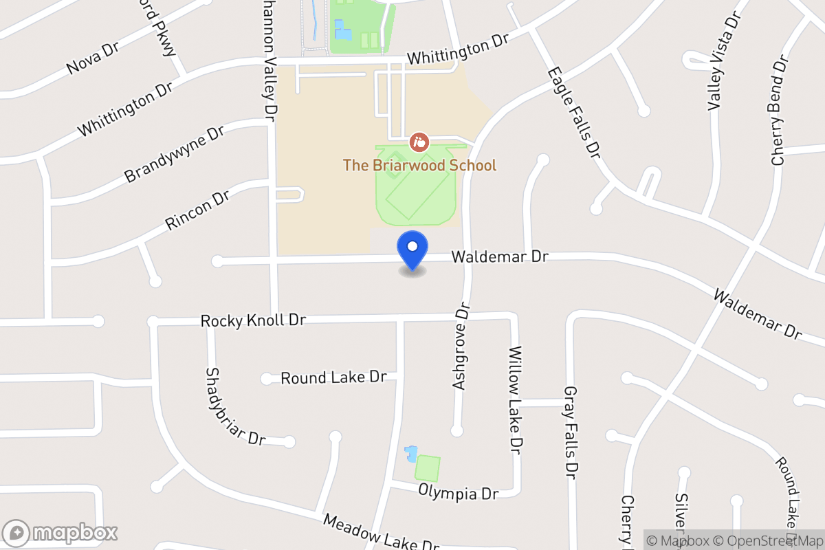Map of 12215 Waldemar Dr, Houston