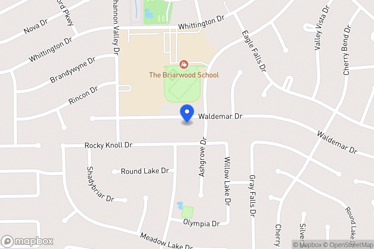Map of 12211 Waldemar Dr, Houston