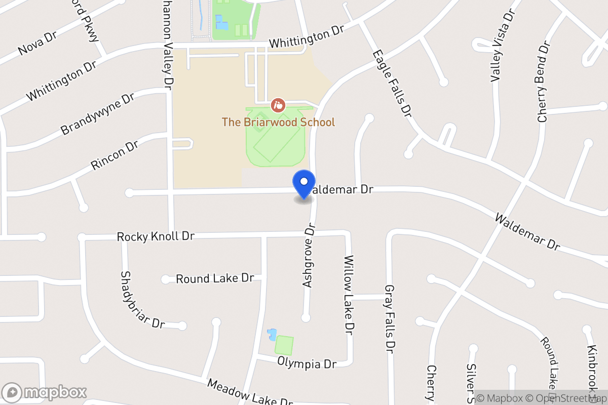 Map of 12203 Waldemar Dr, Houston
