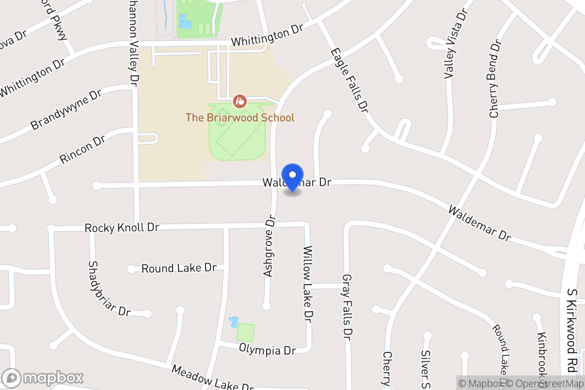 Map of 12135 Waldemar Dr, Houston