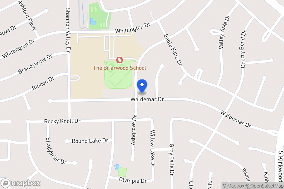Map of 12223 Sugar Springs Dr, Houston