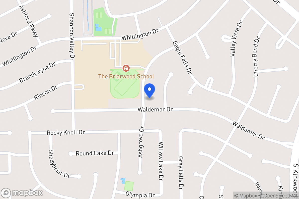 Map of 12219 Sugar Springs Dr, Houston