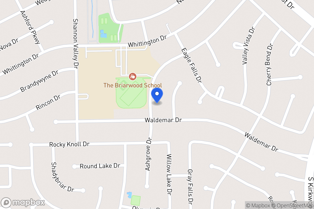 Map of 12215 Sugar Springs Dr, Houston