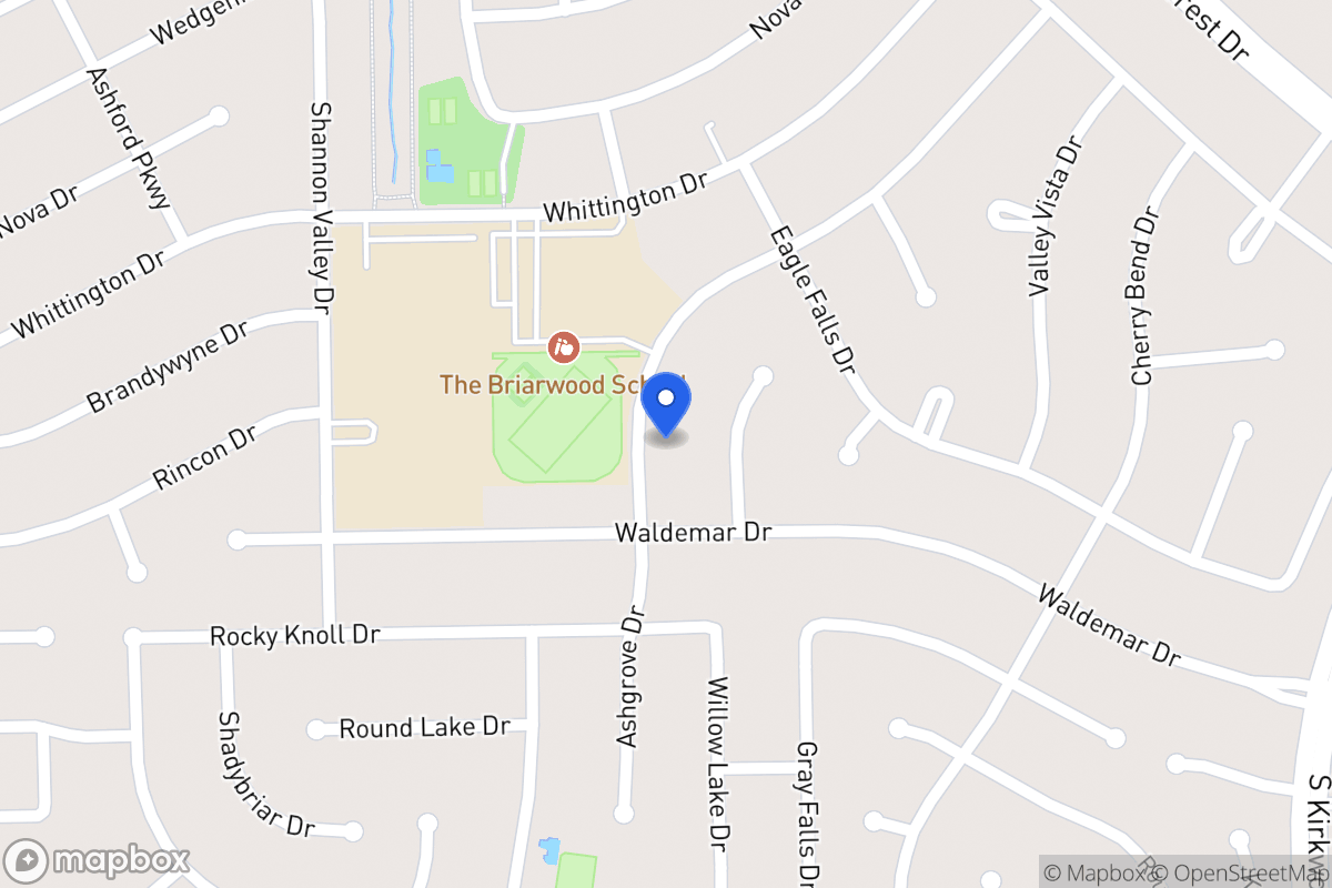 Map of 12211 Sugar Springs Dr, Houston