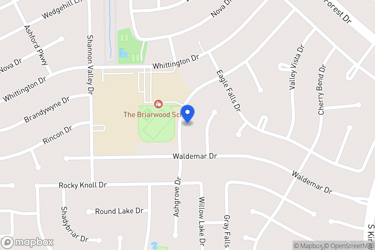 Map of 12207 Sugar Springs Dr, Houston