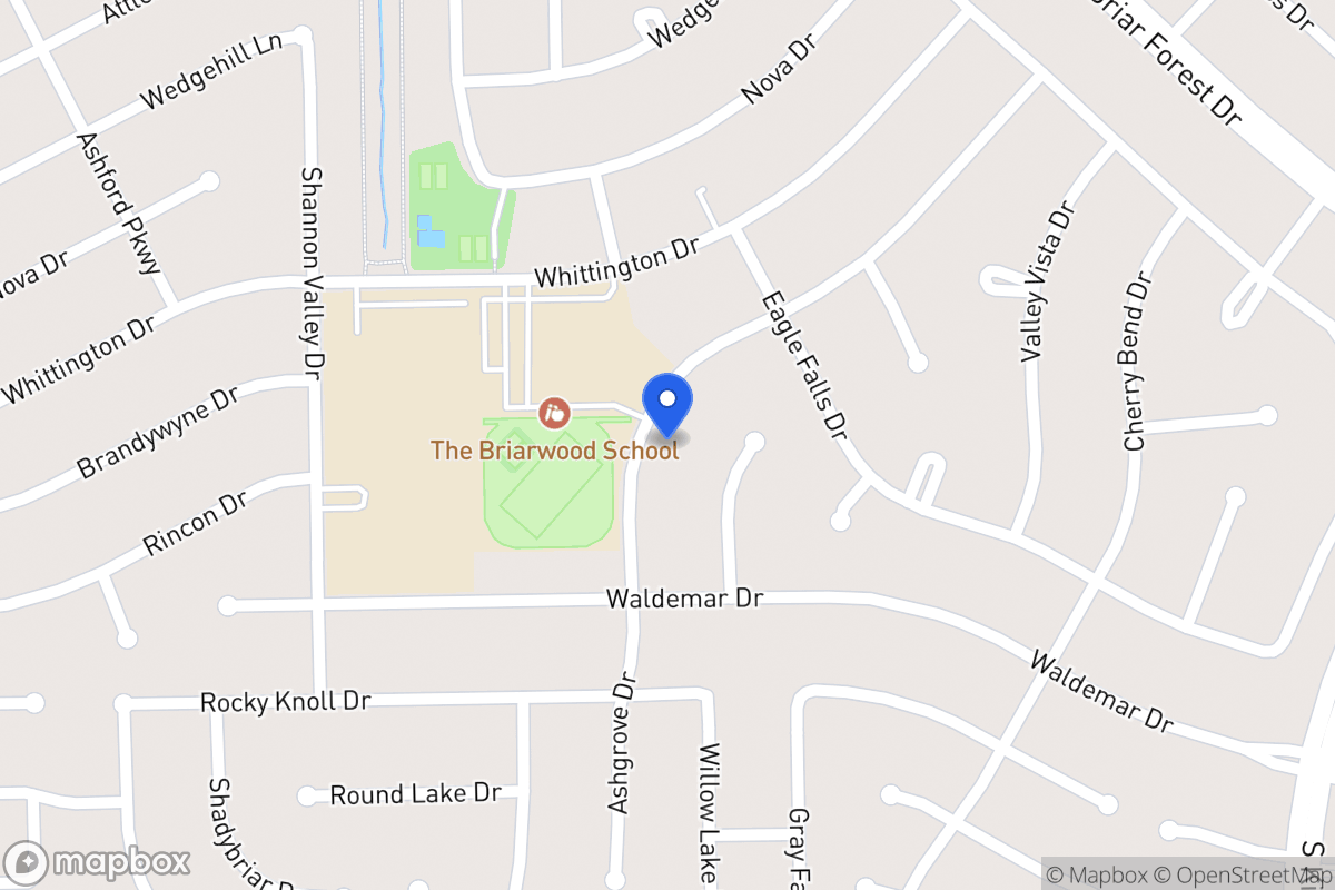 Map of 12131 Sugar Springs Dr, Houston