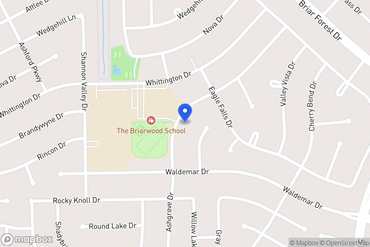 Map of 12127 Sugar Springs Dr, Houston