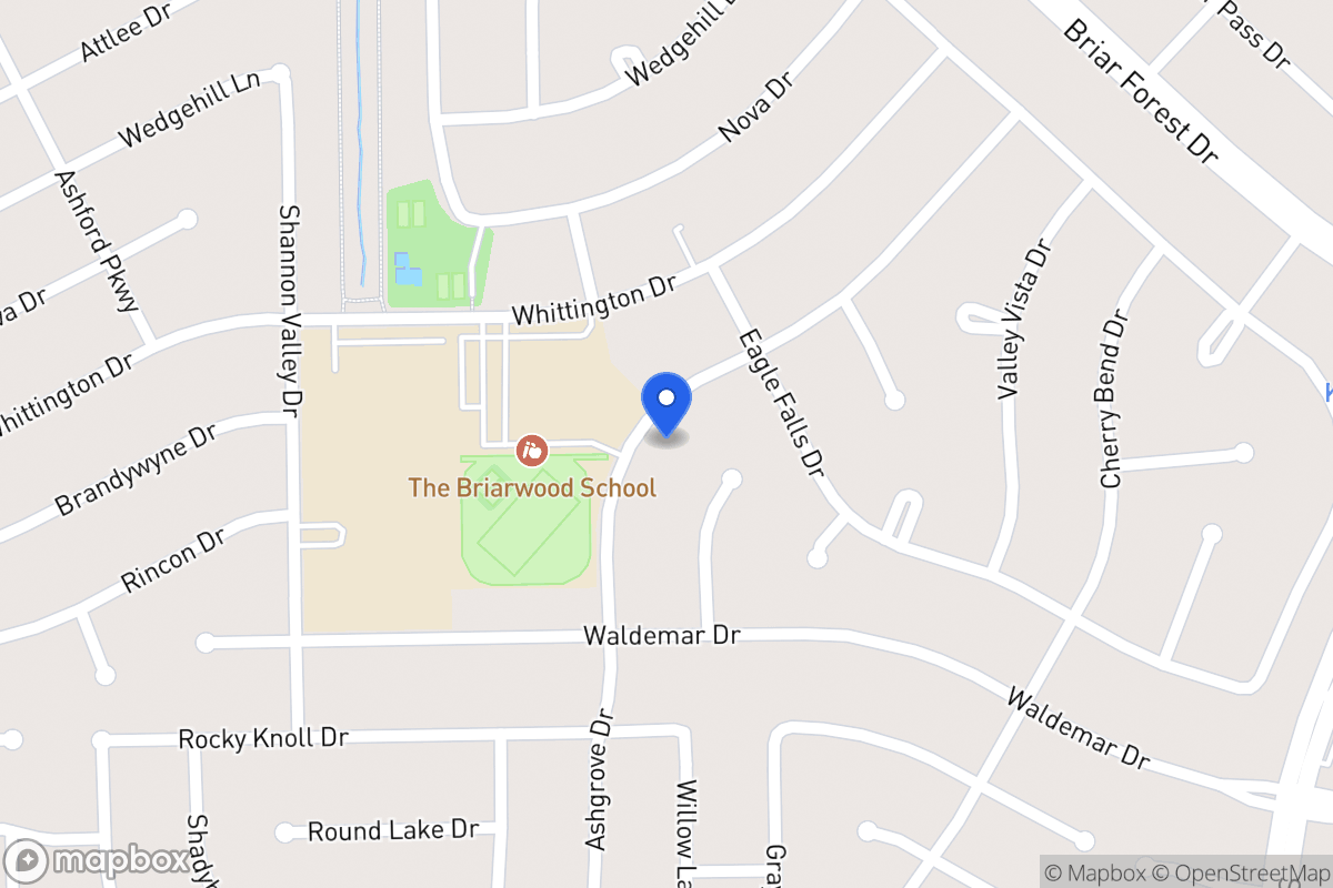 Map of 12123 Sugar Springs Dr, Houston
