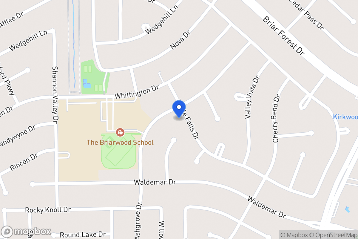 Map of 1818 Eagle Falls Ct, Houston