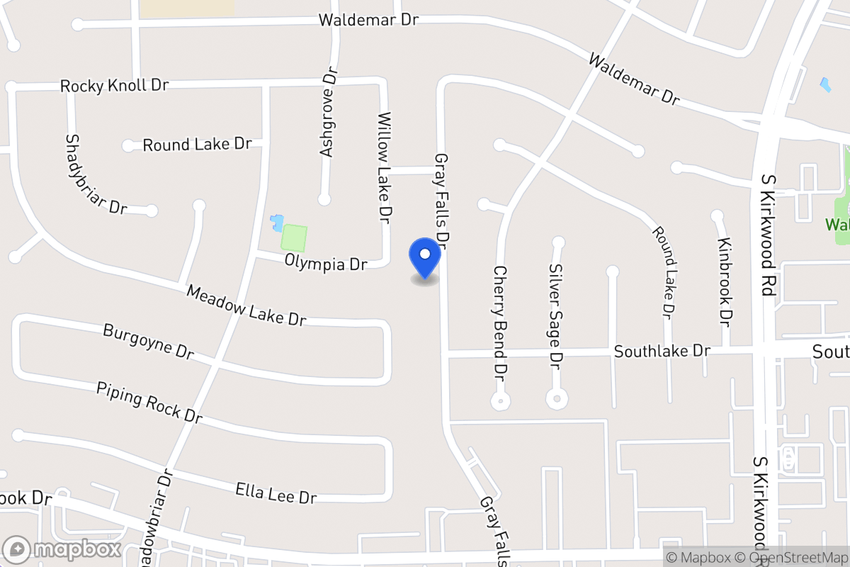 Map of 2210 Gray Falls Dr, Houston