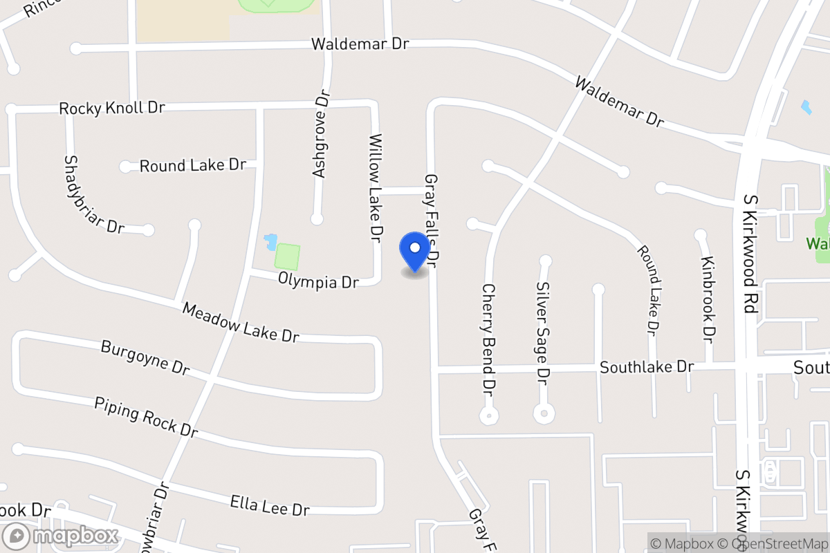 Map of 2202 Gray Falls Dr, Houston