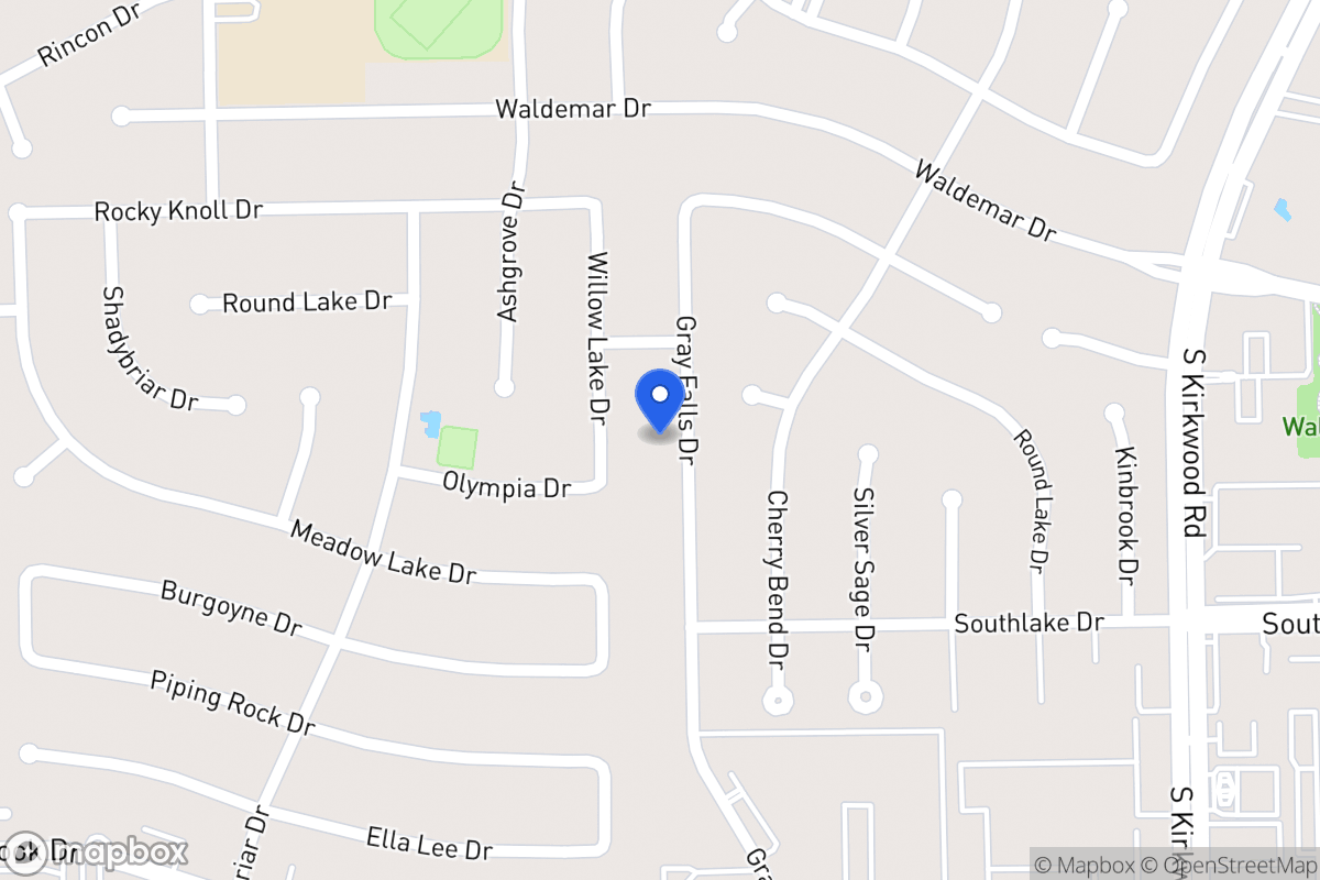 Map of 2118 Gray Falls Dr, Houston